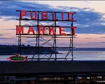 Pike Place Market Seattle Fish Market Sign